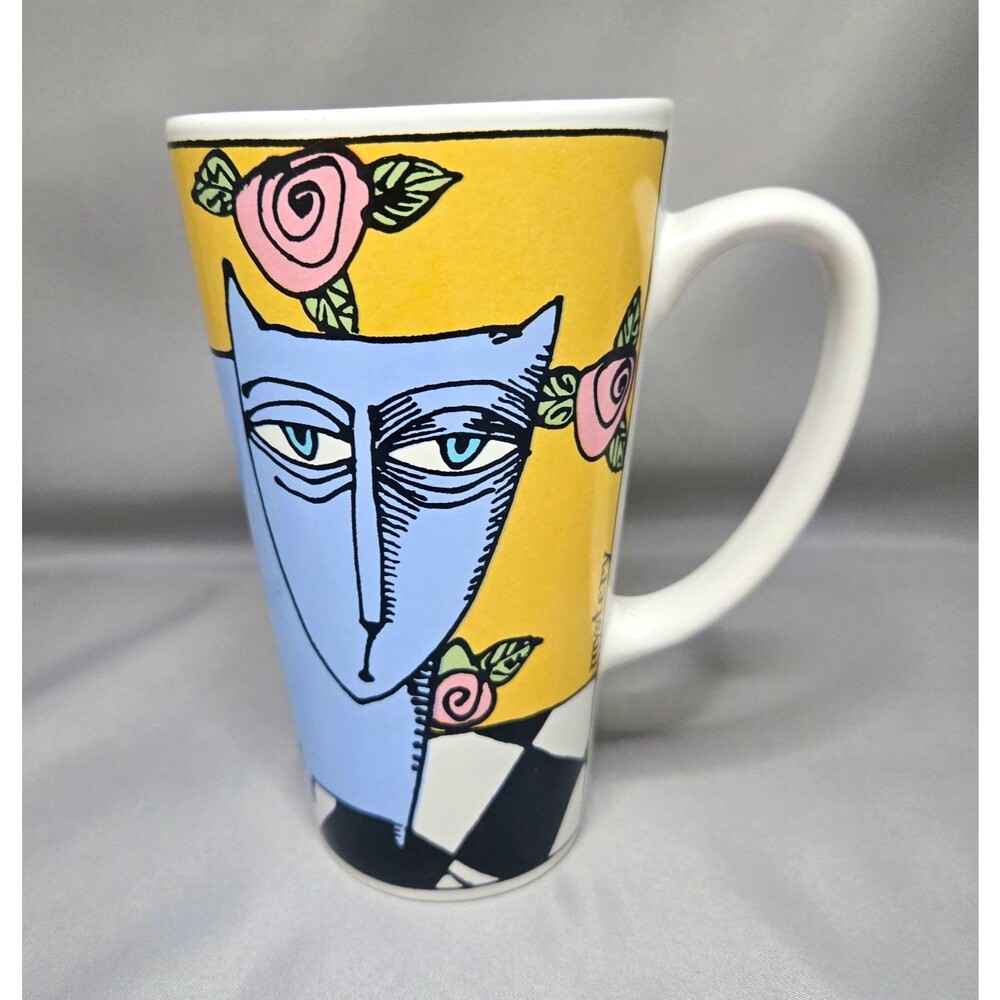 "Mystery" Signature Housewares Bad Cat Collection Ursula Dodge Cat Ceramic Mug